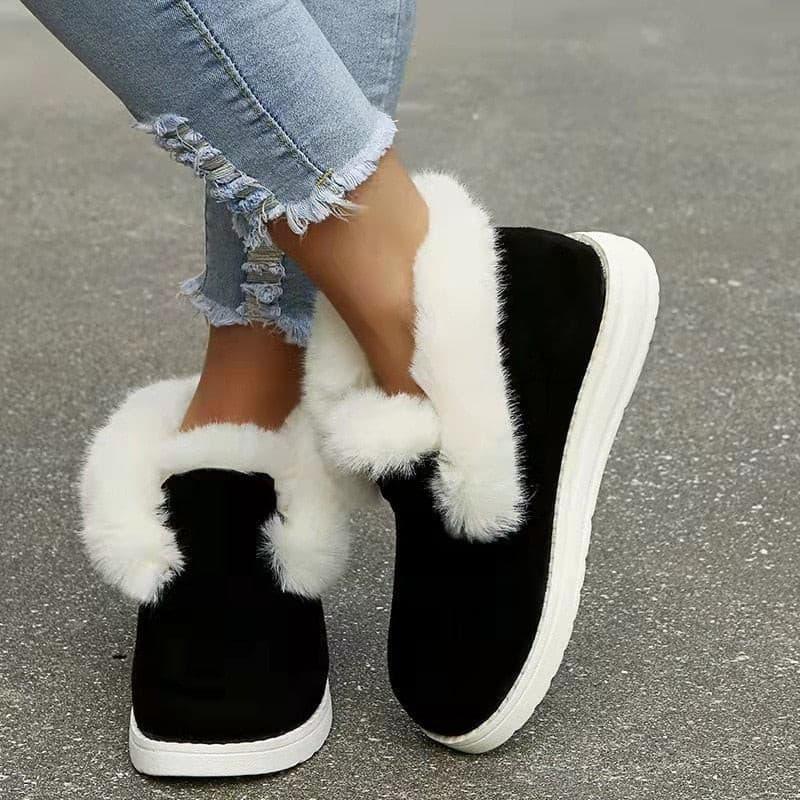 Bottines de ville fourrées style indienne - Femme - DealValley