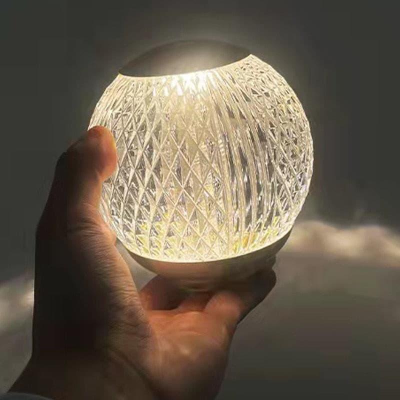 MAGIC CRYSTAL - Lampe ronde avec télécommande - DealValley