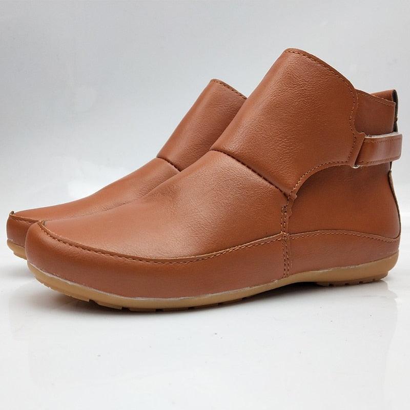 Bottines en Cuir PU à scratch - Femme - DealValley