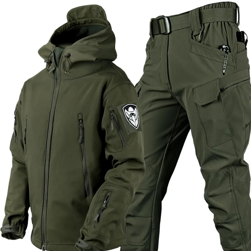 Ensemble 2PCS militaire - Thermique & Imperméable