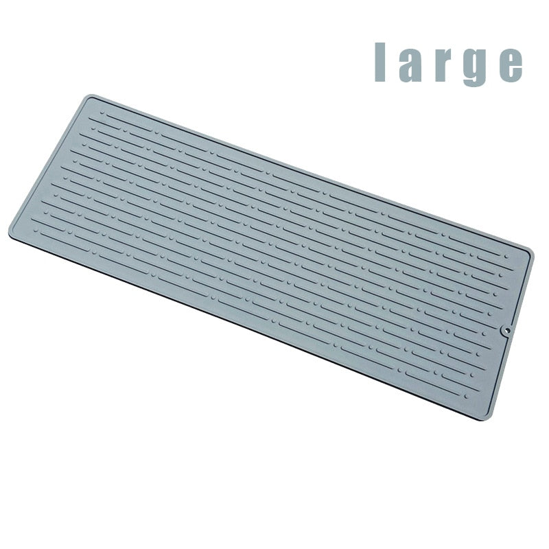 Tapis de séchage de vaisselle en silicone