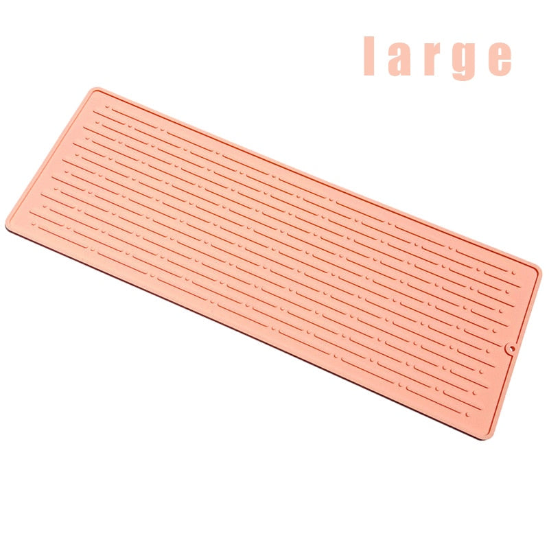 Tapis de séchage de vaisselle en silicone