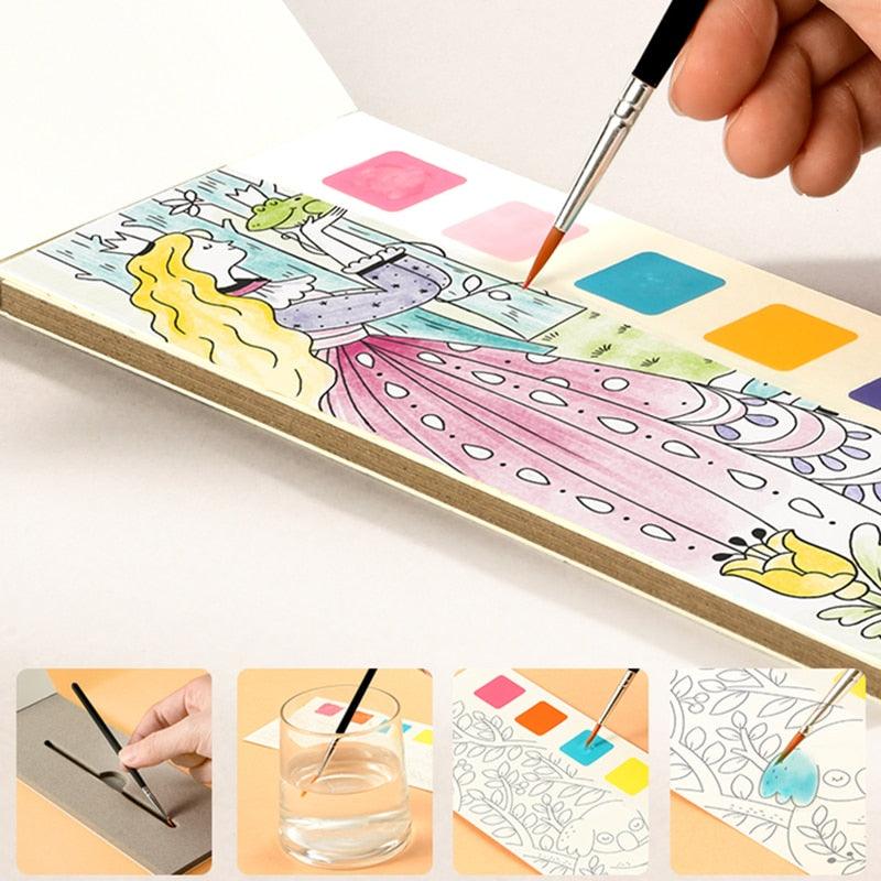 Livre d'aquarelle de poche - DealValley