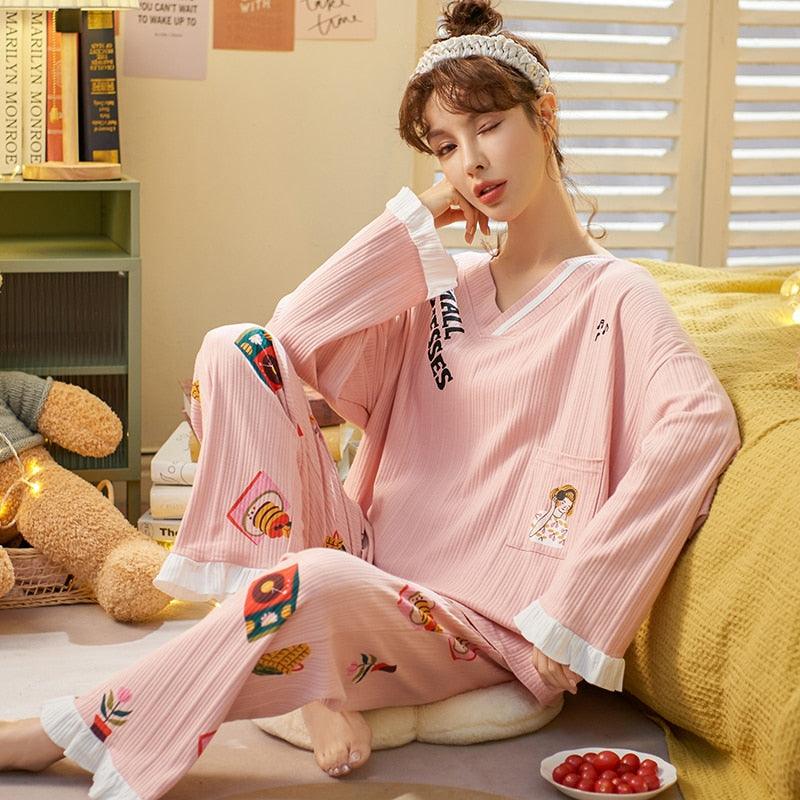 Pyjama à motifs amusants pour femme - DealValley