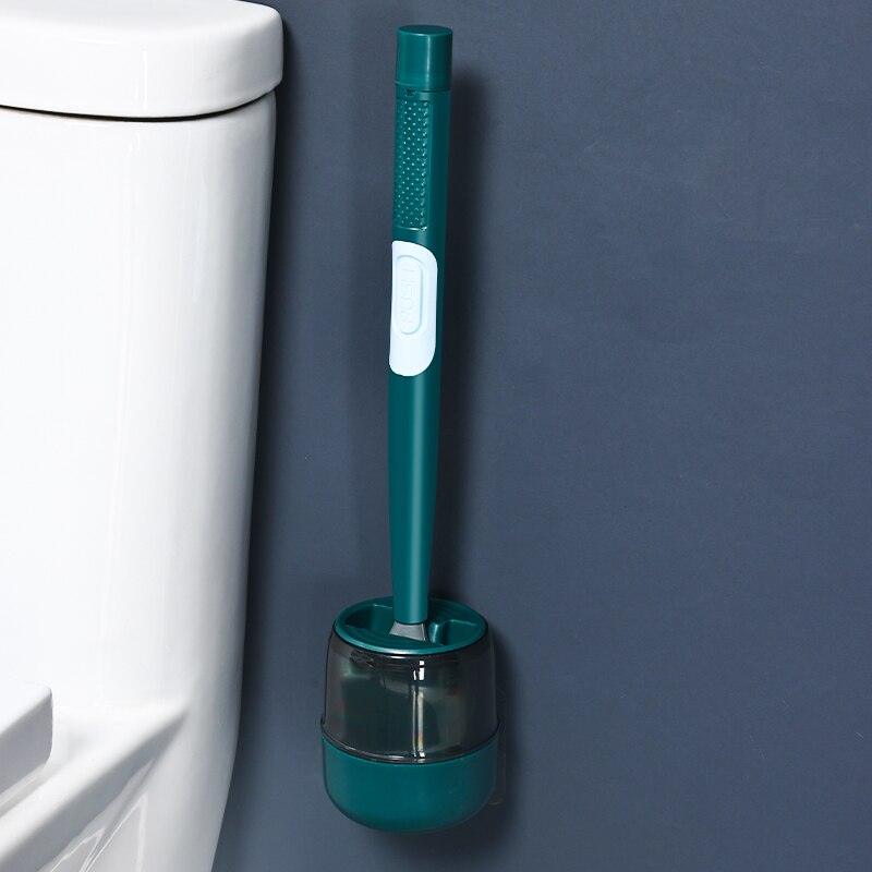 Brosse toilette 2 en 1 - Distributeur de savon - DealValley