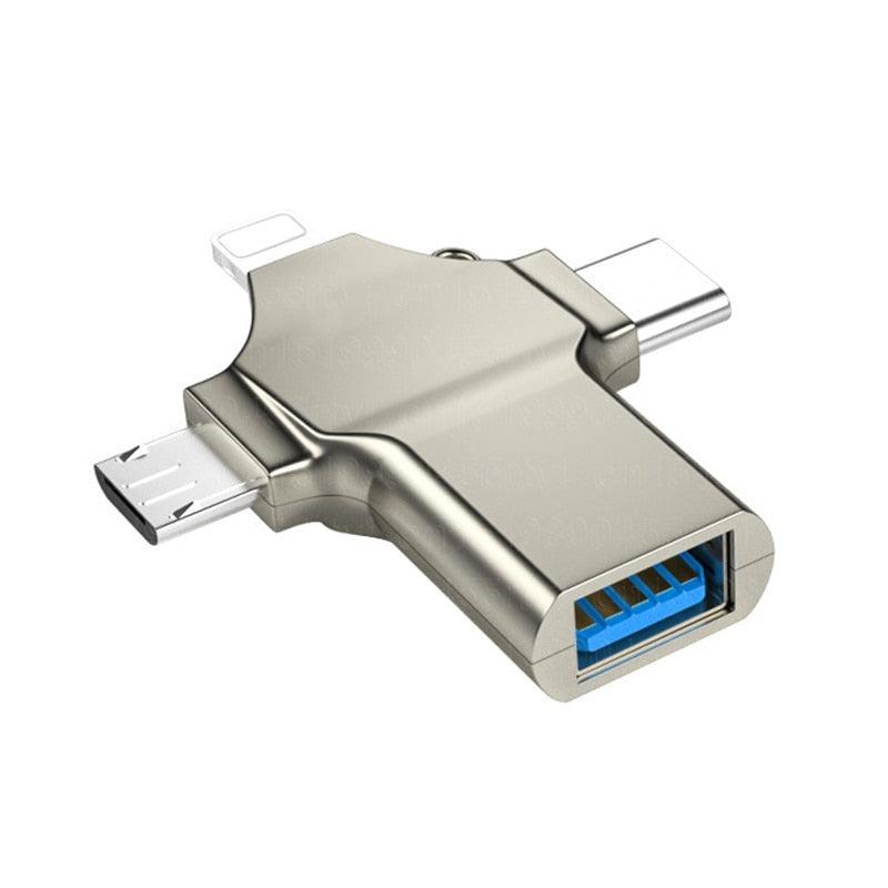 Connecteur USB 3 en 1 universel - USB, Iphone, Android, PC, Tablette - DealValley