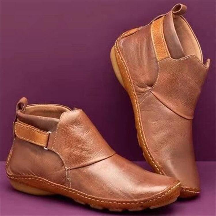 Bottines en Cuir PU à scratch - Femme - DealValley