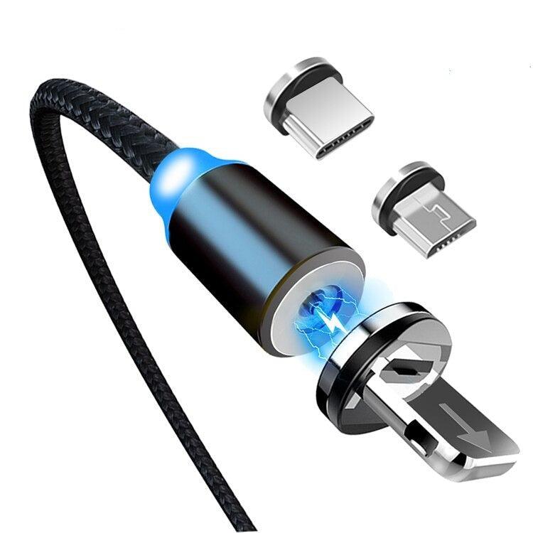 Câble USB tressé et aimanté - 2 mètres - DealValley